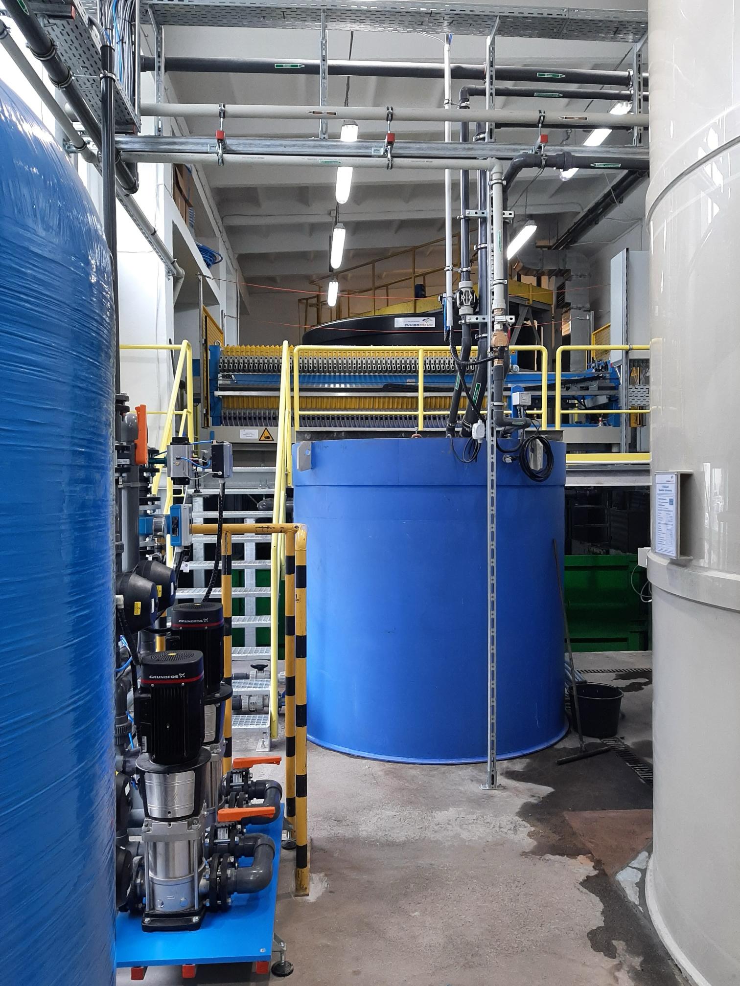 Oczyszczalnia ścieków farb flekso split-o-mat-dox-15000